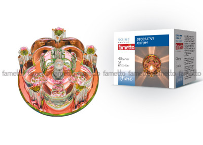 Встраиваемый светильник Fametto Fiore DLS-F122 G4 COLOURCLEAR 37₽