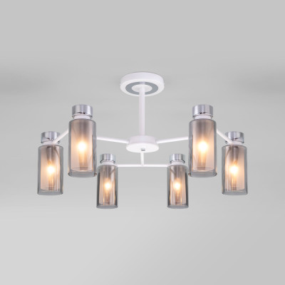 Люстра на штанге Eurosvet Amado 701156 белый a061528 13900₽