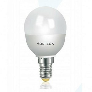 Лампа светодиодная Voltega E14 6W 4000К матовая VG3-G2E14cold6W 4719
