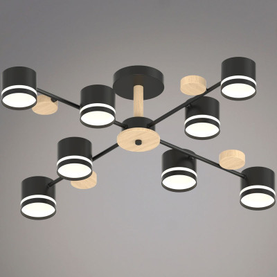 Люстра на штанге Reluce 68730-03-08 GX53 BKWOOD 6490₽