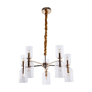 Подвесная люстра Arte Lamp Charm A1623LM-10GO