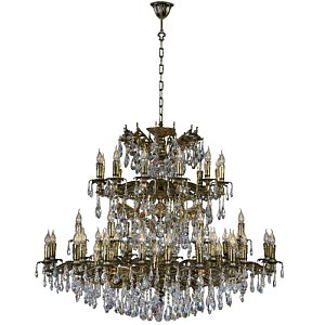 Подвесная люстра Ambiente Leon 2128/60 PB Tear Drop