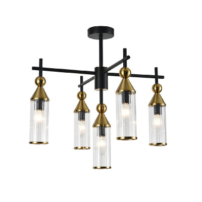 Люстра на штанге Indigo Torazzo 130375R Black V000527 13480₽