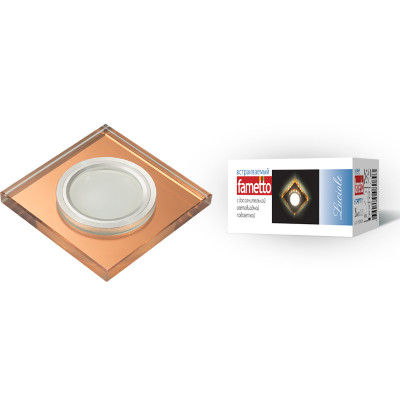 Встраиваемый светильник Fametto Luciole DLS-L107 GU53 CHROMEBRONZE 80₽