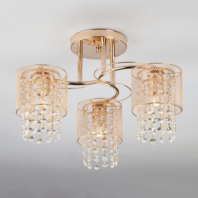 Потолочная люстра Eurosvet Bonnie 301373 золото 3900₽