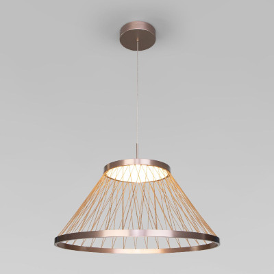 Подвесная люстра Eurosvet Cesta 400171 LED коричневый a069288 14800₽