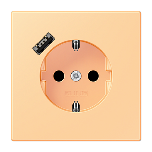 Розетка 2K+З USB Typ A Jung LC1520-18A258