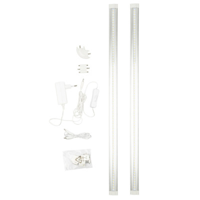 Мебельный светильник Uniel ULM-F45-2x6W4500K IP20 SILVER 3102₽