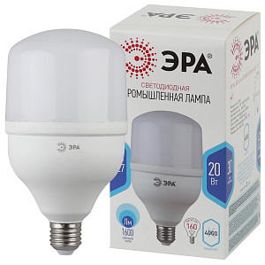 Лампа светодиодная Эра E27 20W 6500K LED POWER T80-20W-6500-E27 Б0049588