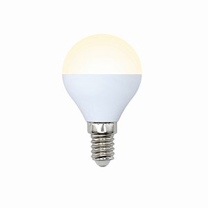 Лампа светодиодная (10217) Volpe E14 6W 3000K матовая LED-G45-6W/WW/E14/FR/O