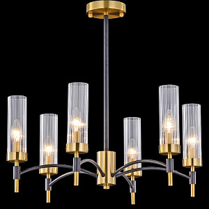 Люстра на штанге Illumico IL5177-6PLS-29 BRASS TUBO