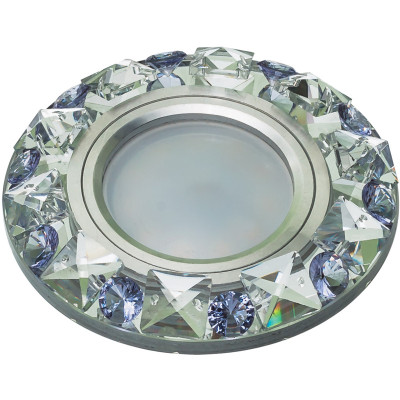Встраиваемый светильник Fametto Peonia DLS-P123 GU53 CHROMECLEARPURPLE 10644 57₽
