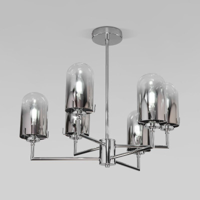 Люстра на штанге Eurosvet Pluto 601566 хром a065043 7950₽