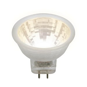Лампа светодиодная (UL-00001700) Uniel GU4 3W 3000K прозрачная LED-MR11-3W/WW/GU4 GLZ21TR