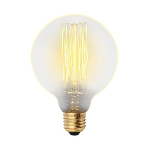 Лампа накаливания (UL-00000478) Uniel E27 60W золотистый IL-V-G80-60/GOLDEN/E27 VW01