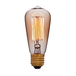 Лампа накаливания Sun Lumen E27 25W золотая 053-549