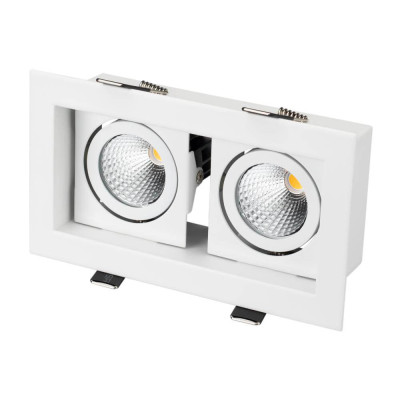 Встраиваемый светильник Arlight CL-KARDAN-S180x102-2x9W Warm 024127 8377₽