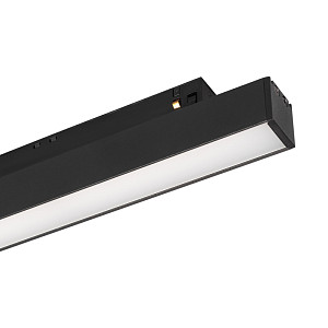 Трековый магнитный светильник Arlight MAG-ORIENT-FLAT-L235-12W Warm3000 (BK, 80 deg, 48V) 046866