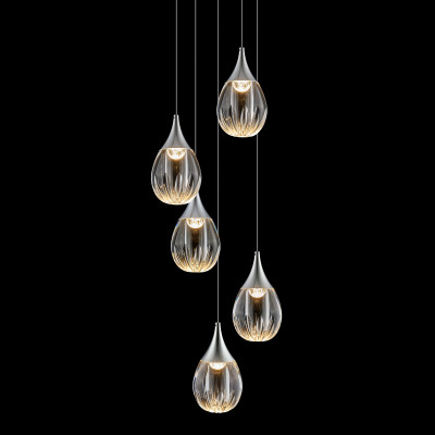 Каскадная люстра Delight Collection Stilla MD24001004-5A chromeclear 54480₽