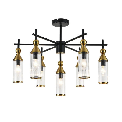 Люстра на штанге Indigo Torazzo 130377R Black V000528 19180₽