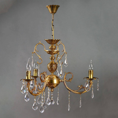 Подвесная люстра Ambiente Alicante 88883 AB Leaf Crystal 94036₽
