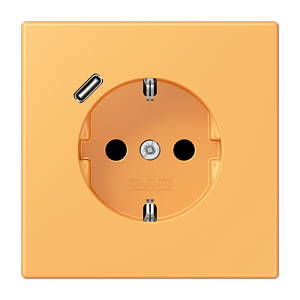 Розетка 2K+З USB Typ C Jung LC1520-18C254