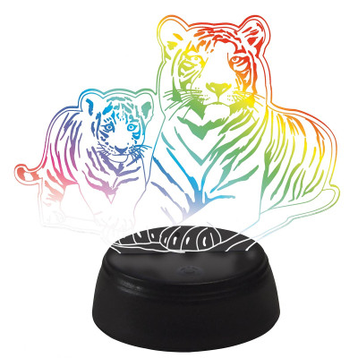 Настольная лампа Uniel ULI-M508 RGB3AA TIGER FAMILYBLACK UL-00008403 853₽