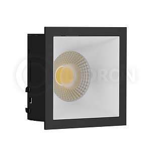 Встраиваемый светильник LeDron RISE KIT 1 GU10 черный/белый