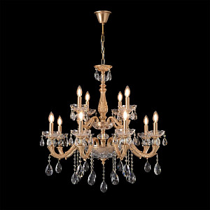 Подвесная люстра Crystal Lux ELIZABETH SP8+4 BRASS