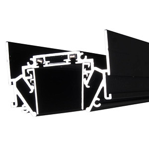 Магнитный шинопровод для натяжных потолков (гарпун) Reluce RL 06300 track rail 3000mm BK