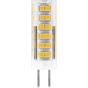 Лампа светодиодная Feron G4 7W 4000K Прямосторонняя Матовая LB-433 25864