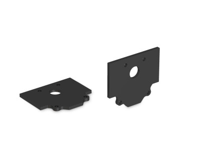 Заглушка для магнитного шинопровода в натяжной потолок 2шт Ambrella Light Track System GL1990 390₽