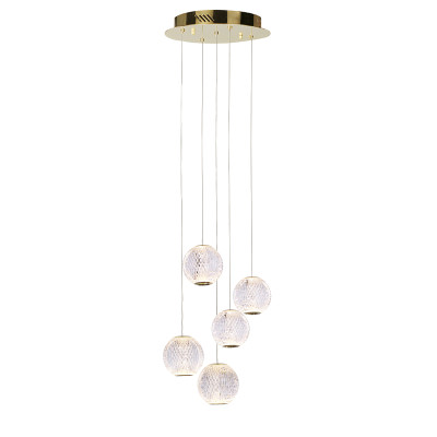 Подвесной светильник Delight Collection MD20001012 MD20001012-5A gold 73370₽