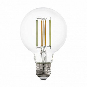 Лампа светодиодная филаментная диммируемая Eglo E27 6W 2200-6500K прозрачная 12575
