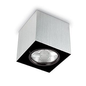 Потолочный светильник Ideal Lux Mood PL1 Small Square Alluminio 140926