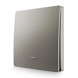 Выключатель кинетический 1кл., IP44, 2,4 ГГц, Smart, сер. Apeyron 04-78