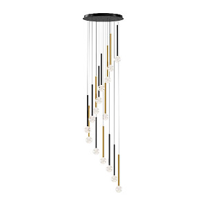 Каскадная люстра Maytoni Bubble dream MOD383PL-L40BBS3K