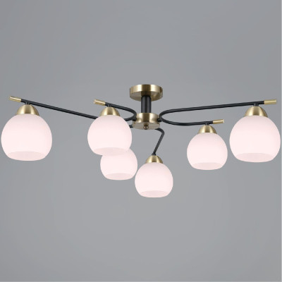 Потолочная люстра Illumico IL0638-6CSQ-24 AB BK LIBRA