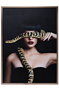 Холст Девушка со змеей Garda Decor 89VOR-GIRL/SNAKE-1