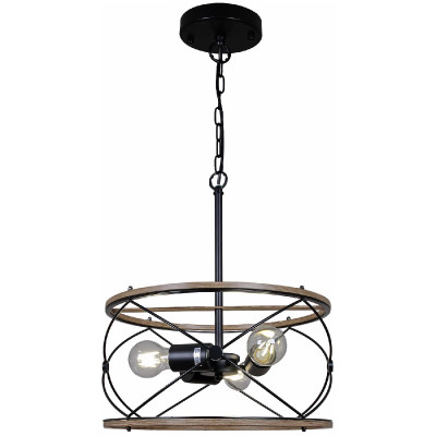 Подвесная люстра Illumico IL1008-3P-05 BK WOOD 5230₽