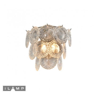 Настенный светильник iLamp Rockfeller W2549-2 Nickel 9695₽