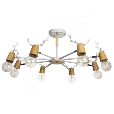 Люстра на штанге Loft IT Sven 100248 White 19390₽