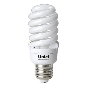 Лампа энергосберегающая (0835) Uniel E27 20W 2700K матовая ESL-S41-20/2700/E27