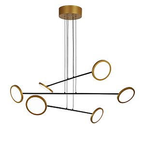 Подвесная люстра Delight Collection MD19001002-6A black/gold