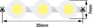 Светодиодная лента SWG DIP-96-12-7.7-B-68 000907