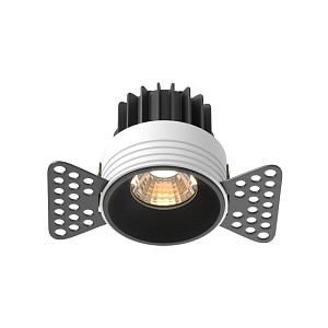 Встраиваемый светильник Maytoni Technical Downlight Round DL058-7W3K-TRS-B