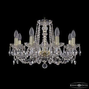 Подвесная люстра Bohemia Ivele Crystal 1402/8/195 G