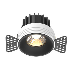 Встраиваемый светильник Maytoni Technical Downlight Round DL058-12W3K-TRS-B