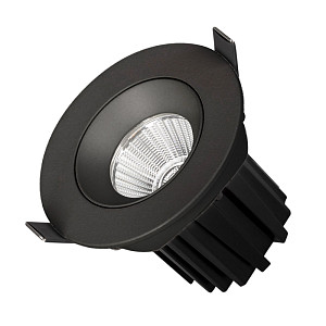 Встраиваемый светильник Arlight MS-ATOLL-BUILT-TURN-R94-10W Warm3000 (BK, 60 deg, 230V) 041574