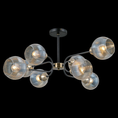 Люстра на штанге Illumico IL0398-8CSQ-79 BK AB 5000₽